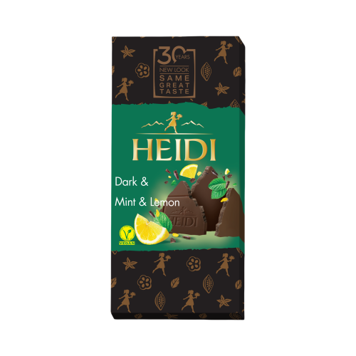 HEIDI赫蒂薄荷檸檬黑巧克力制品
